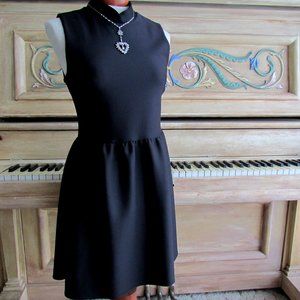 LITTLE BLACK DRESS AUDREY STYLE, TOPSHOP, 6, NWOT, SLEEVELESS 1960s STYLE CHIC